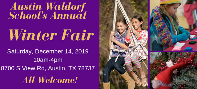 2019 Austin Waldorf School's Annual Winter Fair flyer