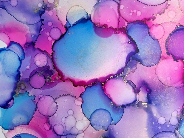 austin alcohol ink abstract art classes